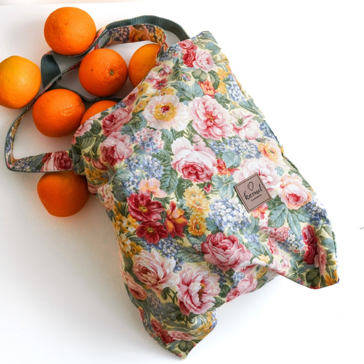 TORBA RETRO Róże i hortenscje — zdjęcie 2