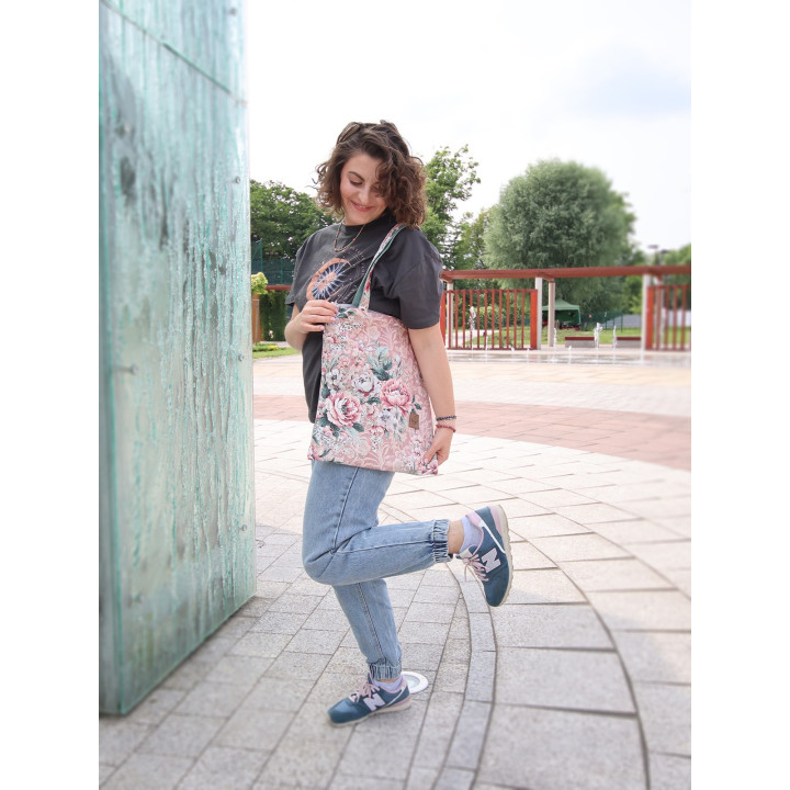 TORBA RETRO Róże — zdjęcie 3